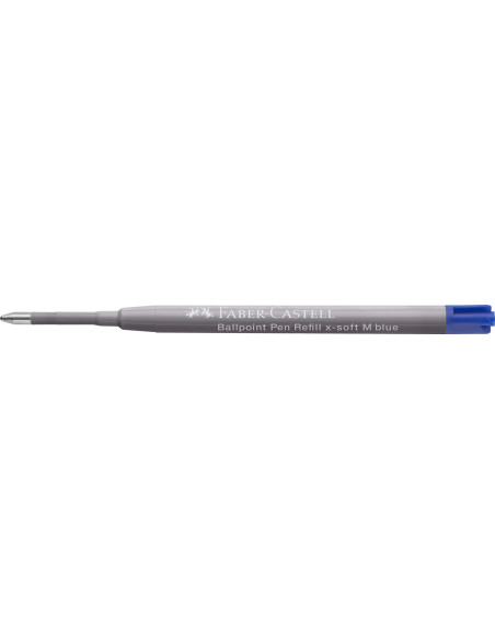 FC148767-10,Rezerva pix plastic xsoft m albastra Faber-castell - Set 10