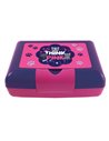 Cutie sandwich compartimentata S-COOL SC3407, 900 ml, Motiv think pink