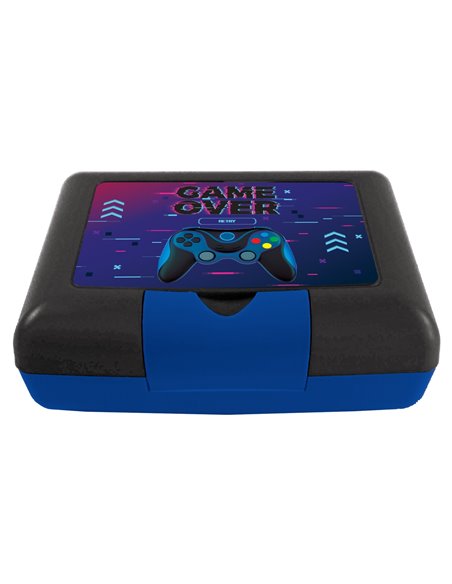 Cutie sandwich compartimentata S-COOL SC3411, 900 ml, Motiv game over