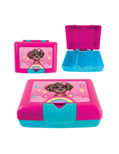 Cutie sandwich compartimentata S-COOL SC3408, 900 ml, Motiv happy rainbow