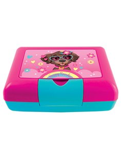 Cutie sandwich compartimentata S-COOL SC3408, 900 ml, Motiv happy rainbow