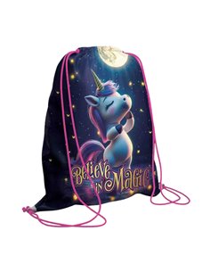Sac incaltaminte S-COOL SC3342, 46 x 35.5 cm, Motiv Believe in magic