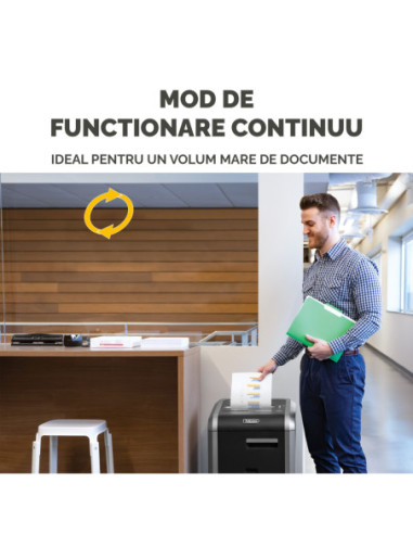 FE4620101+,Distrugator documente 225mi microshred Fellowes