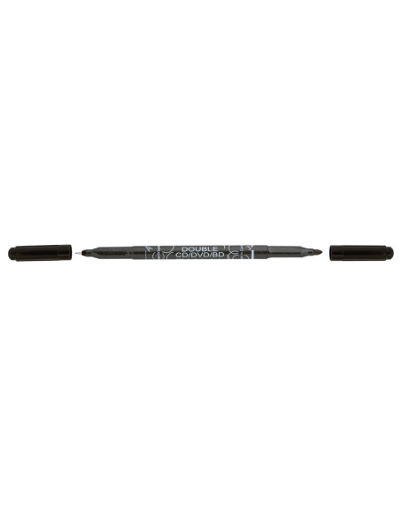 CE361601-10,Marker cd 2 capete negru 0.6/2.5mm 3616 Centropen - Set 10