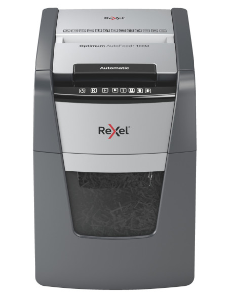 RX2020100MEU+,Distrugator automat optimum 100m p5 micro cut 100 coli Rexel
