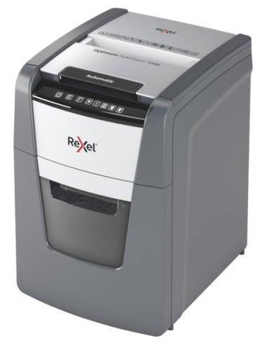 RX2020100MEU+,Distrugator automat optimum 100m p5 micro cut 100 coli Rexel