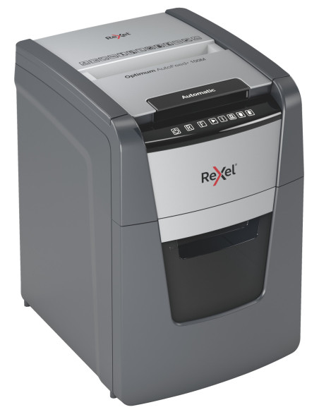 RX2020100MEU+,Distrugator automat optimum 100m p5 micro cut 100 coli Rexel