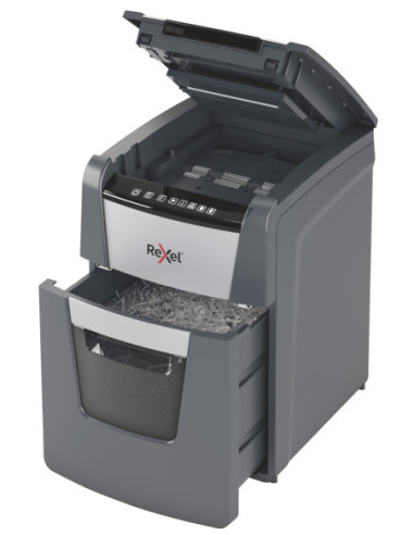 RX2020100MEU+,Distrugator automat optimum 100m p5 micro cut 100 coli Rexel