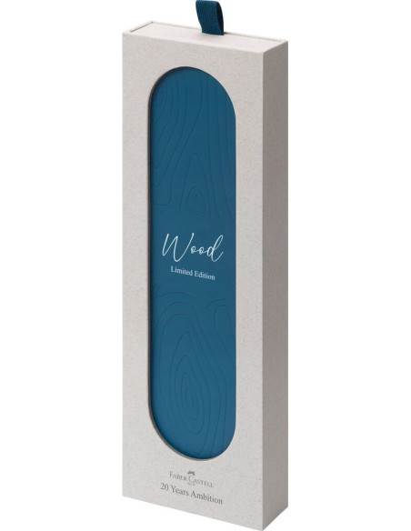 FC148031,Stilou ambition blue wood f Faber-castell