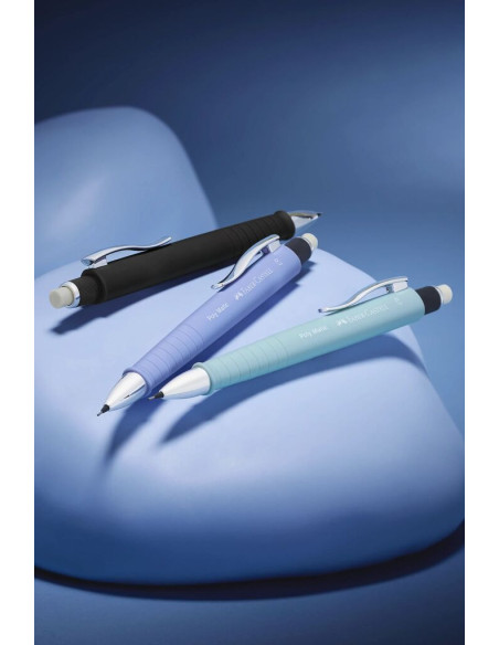 FC133327-5,Creion mecanic 0.7mm poly matic lila iris 2025 Faber-castell - Set 5