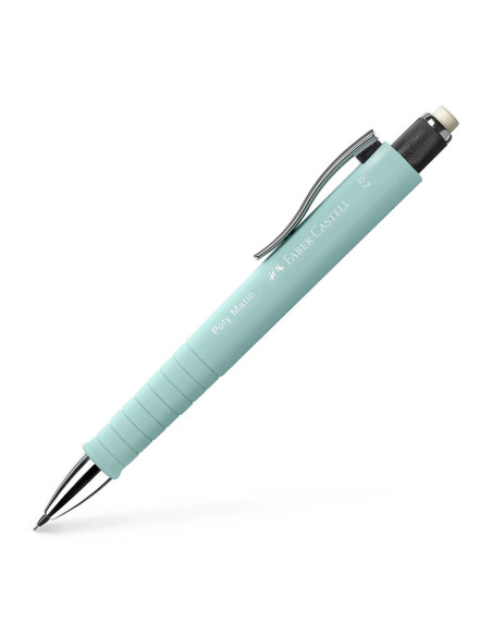 FC133305-5,Creion mecanic 0.7mm poly matic bleu caraibe Faber-castell - Set 5