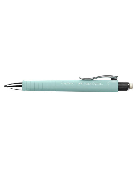 FC133305-5,Creion mecanic 0.7mm poly matic bleu caraibe Faber-castell - Set 5