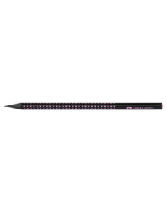 FC118258-12,Creion grafit b grip sparkle lemn negru midnight rose Faber-castell - Set 12 2