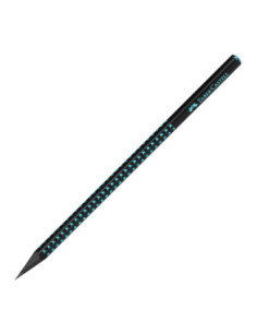 FC118268-12,Creion grafit b grip sparkle lemn negru midnight ocean Faber-castell - Set 12