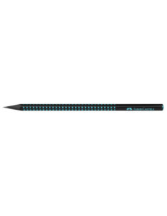 FC118268-12,Creion grafit b grip sparkle lemn negru midnight ocean Faber-castell - Set 12 2
