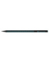 FC118268-12,Creion grafit b grip sparkle lemn negru midnight ocean Faber-castell - Set 12