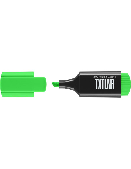 FC154263-10,Textmarker mini superfluorescent verde Faber-castell - Set 10
