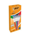 BC964775-12,Pix cu mecanism 4 culori shine Bic - Set 12