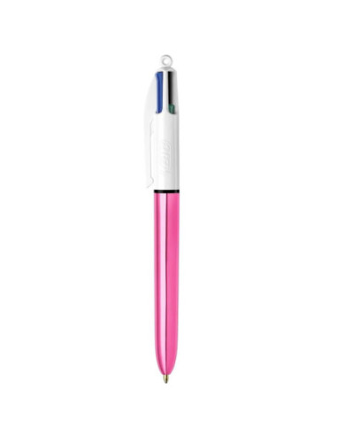 BC964775-12,Pix cu mecanism 4 culori shine Bic - Set 12