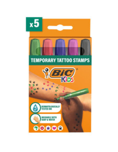 BC516824,Marker tattoo kids set 5 markere varf stampila Bic