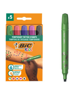 BC516824,Marker tattoo kids set 5 markere varf stampila Bic 2