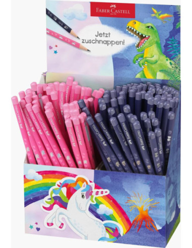 FC111550,Display 144 buc creion grafit unicorni si dinozauri Faber-castell