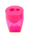 DLE39768-12,Ascutitoare plastic dubla cu container Deli - Set 12