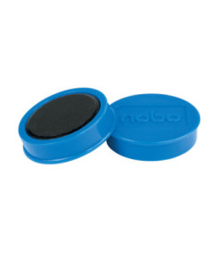 NB1915313,Magneti whiteboard 38mm 10/set albastri Nobo 2