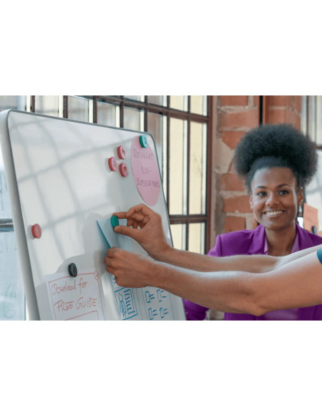NB1915313,Magneti whiteboard 38mm 10/set albastri Nobo