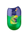 FC183552-10,Ascutitoare plastic dubla cu container dinozauri Faber-castell - Set 10