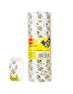 DLEC30065-1-8,Banda adeziva 18mm*33m Deli - Set 8 2