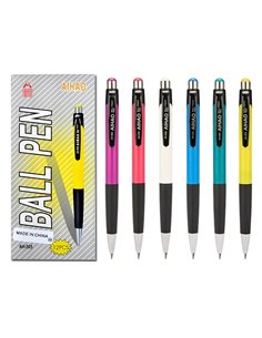 Set 12 pixuri Aihao 505, 0.7 mm, mina albastra