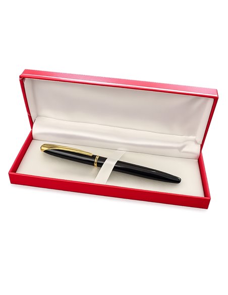 Stilou Hero 6075 cu penita ascunsa, cutie carton, Negru