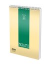 Bloc notes cu spira A4 Pigna Style, 60 file, matematica, Culori asortate