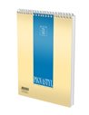 Bloc notes cu spira A4 Pigna Style, 60 file, matematica, Culori asortate