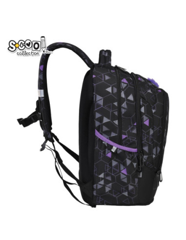 SC3386,Ghiozdan anatomic S-COOL URBAN, 43 x 29 x 22 cm, SHAPES
