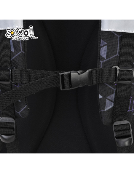 SC3386,Ghiozdan anatomic S-COOL URBAN, 43 x 29 x 22 cm, SHAPES