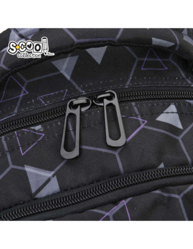 SC3386,Ghiozdan anatomic S-COOL URBAN, 43 x 29 x 22 cm, SHAPES