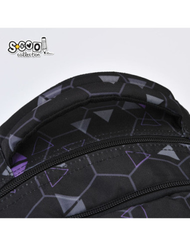 SC3386,Ghiozdan anatomic S-COOL URBAN, 43 x 29 x 22 cm, SHAPES