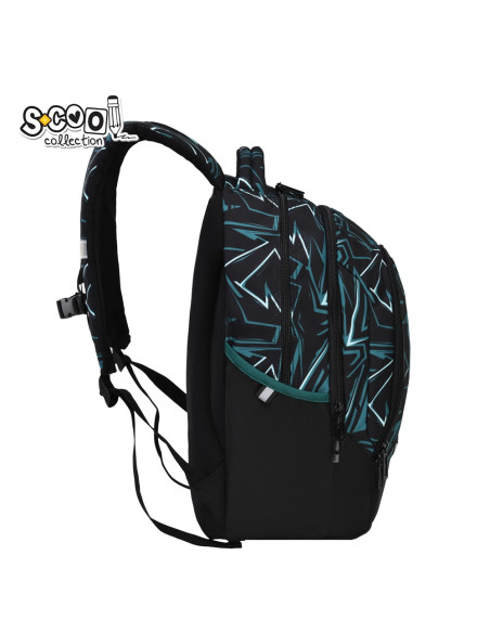 SC3390,Ghiozdan anatomic S-COOL URBAN, 43 x 29 x 22 cm, LIGHTNING