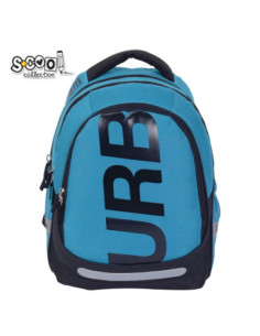 SC3363,Ghiozdan anatomic light S-COOL, URBAN, 41 x 28 x 17 cm, BLUE