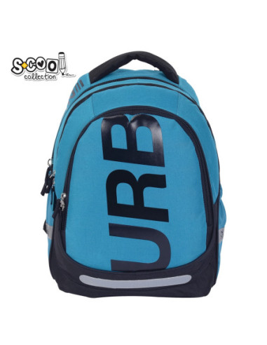 SC3363,Ghiozdan anatomic light S-COOL, URBAN, 41 x 28 x 17 cm, BLUE