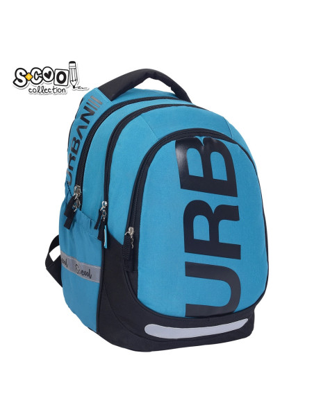 SC3363,Ghiozdan anatomic light S-COOL, URBAN, 41 x 28 x 17 cm, BLUE