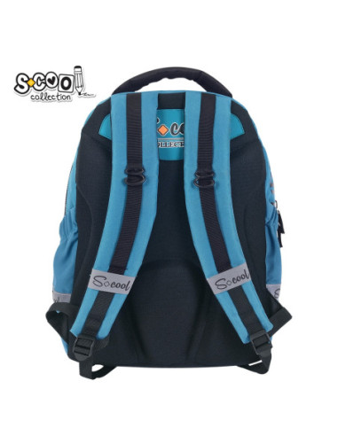 SC3363,Ghiozdan anatomic light S-COOL, URBAN, 41 x 28 x 17 cm, BLUE