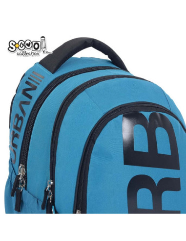 SC3363,Ghiozdan anatomic light S-COOL, URBAN, 41 x 28 x 17 cm, BLUE