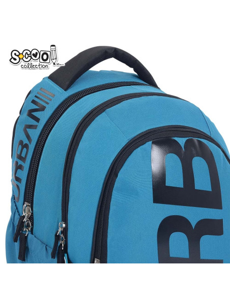 SC3363,Ghiozdan anatomic light S-COOL, URBAN, 41 x 28 x 17 cm, BLUE