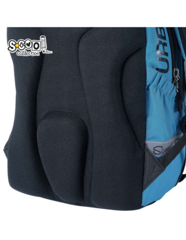SC3363,Ghiozdan anatomic light S-COOL, URBAN, 41 x 28 x 17 cm, BLUE
