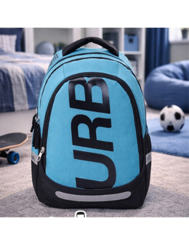 SC3363,Ghiozdan anatomic light S-COOL, URBAN, 41 x 28 x 17 cm, BLUE