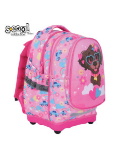 SC3338,Ghiozdan anatomic S-COOL, 39 x 33 x 18 cm, HAPPY RAINBOW 2