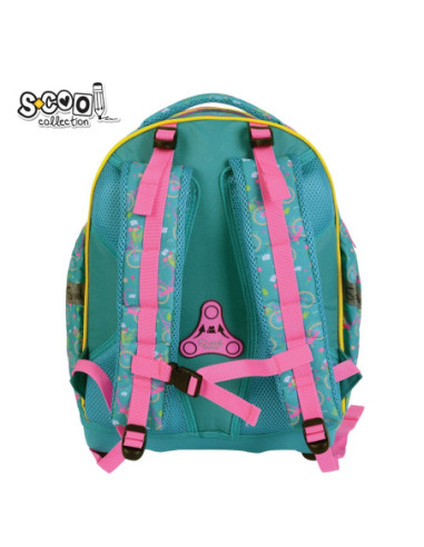 SC3364,Ghiozdan anatomic S-COOL, 39 x 33 x 18 cm, LET'S GO FOR A RIDE